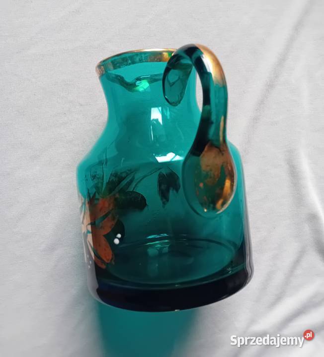 Dzbanek projekt prof Horbowego ręcznie malowany Porcelana i szkło Porcelana i szkło wielkopolskie Koźminek
