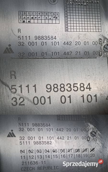 BMW X1 U11 22 X1L U12 ŚLIZG MOCOWANIE ZDERZAKA Pleszew