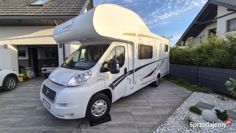 Kamper Sunlight A70 Fiat Ducato 2013r Super Stan pomorskie
