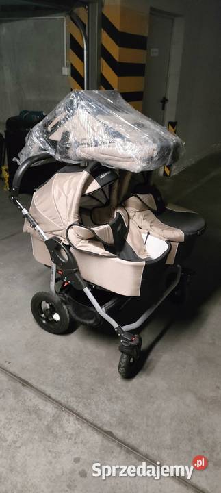 Wózek bliźniaczy gondole spacerówka nosidełka Białystok sprzedam