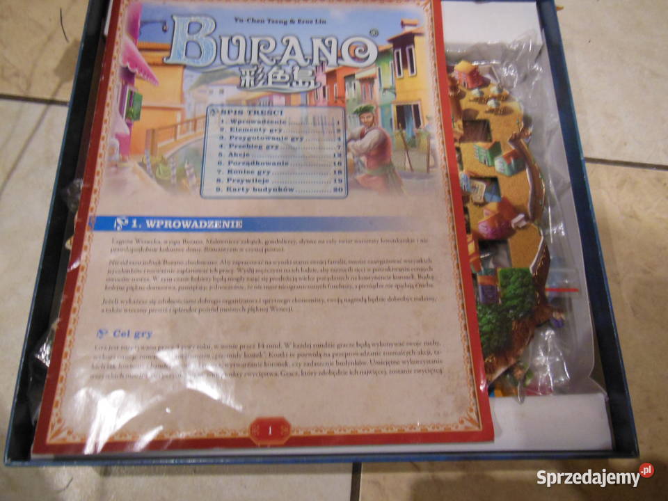 Gra planszowa Buranowyspa kolorów