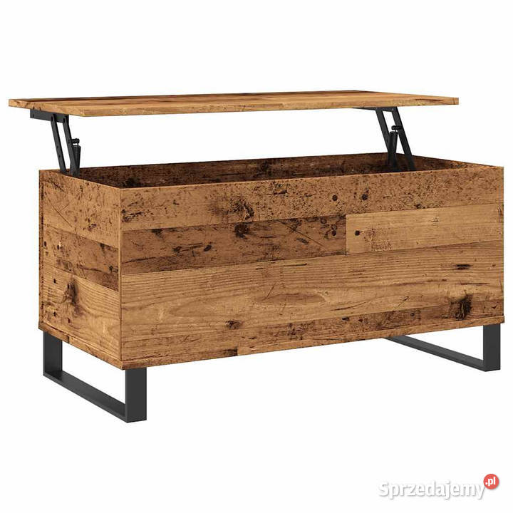 Stolik kawowy stare drewno 90x445x45 WM857442 Warszawa