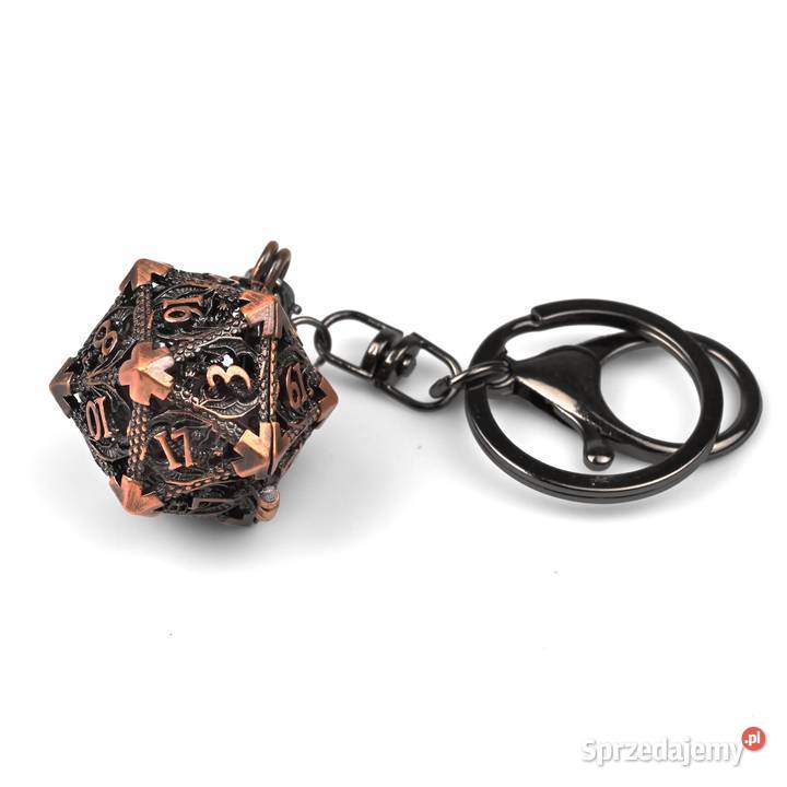 Pojemnik 4 Metal Brelok Kości Dungeons and