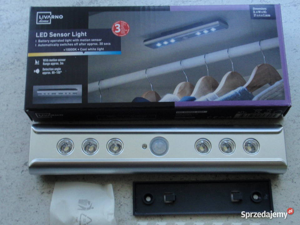Listwa świetlna LED z czujnikiem ruchu Livarno Łódź sprzedam