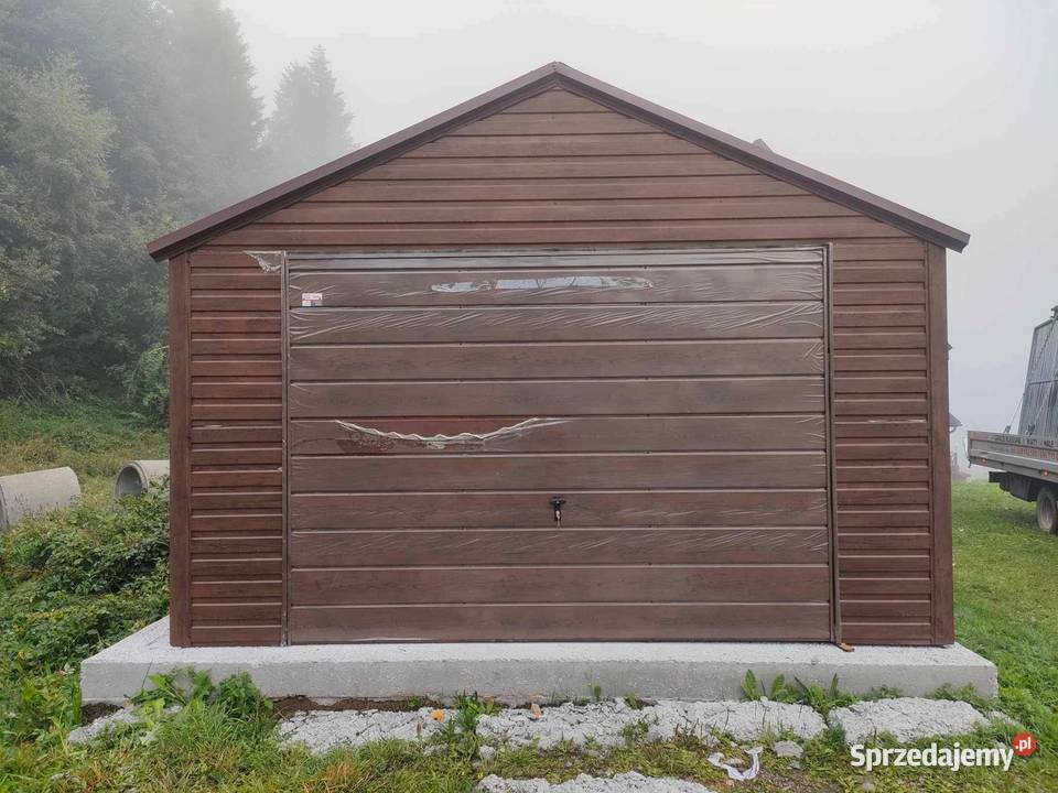 Garaż blaszany garaże blaszaki na wymiar Sprzedaż Katowice