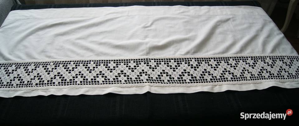 Zazdrostka shabby chic wstawka szydełkowa 2x dolnośląskie Dobroszyce sprzedam