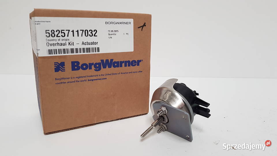 Nowy aktuator BorgWarner KKK 58257117032 Siedlce