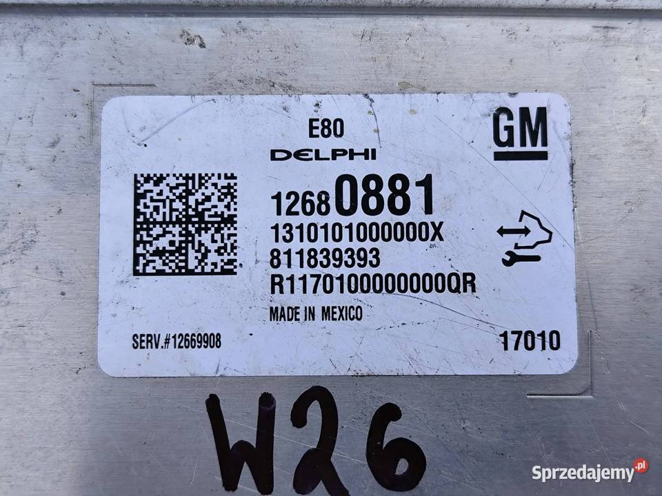 Opel Astra K INSIGNIA ZAFIRA STEROWNIK KOMPUTER Przemęt