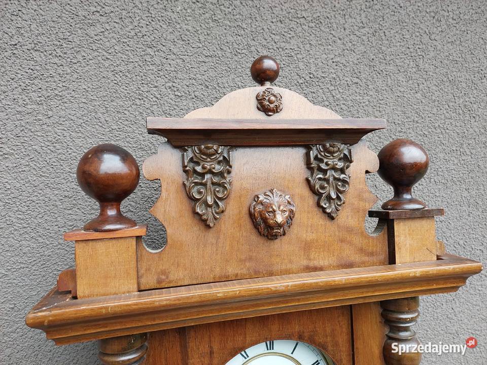 119 Stary zegar ścienny Junghans eklektyczny