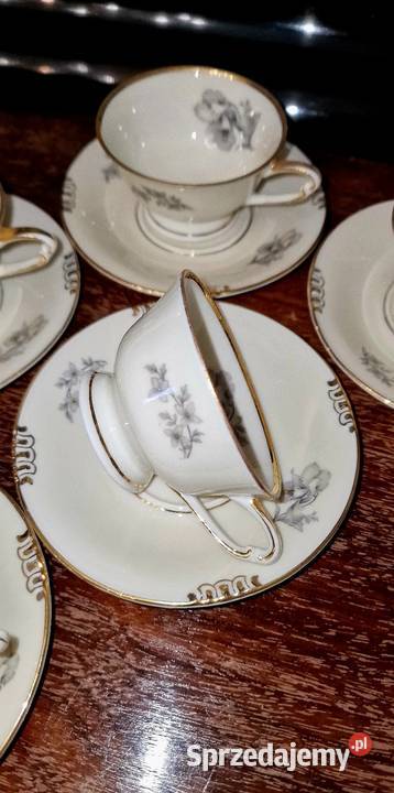 Unikatowy zestaw do Espresso KRONBavaria Porcelana i szkło