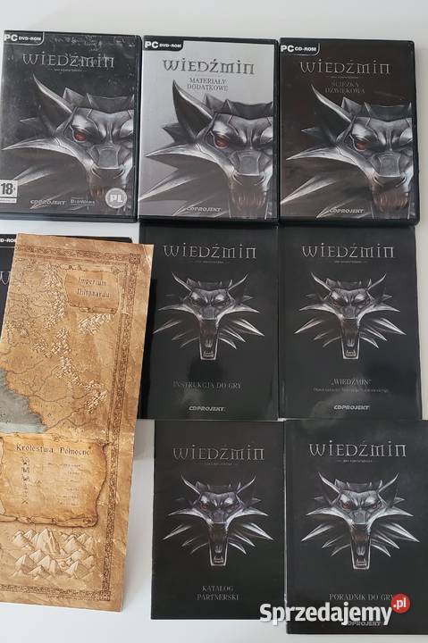 Wiedźmin gra 1 wersja kolekcjonerska pierwsze Lublin