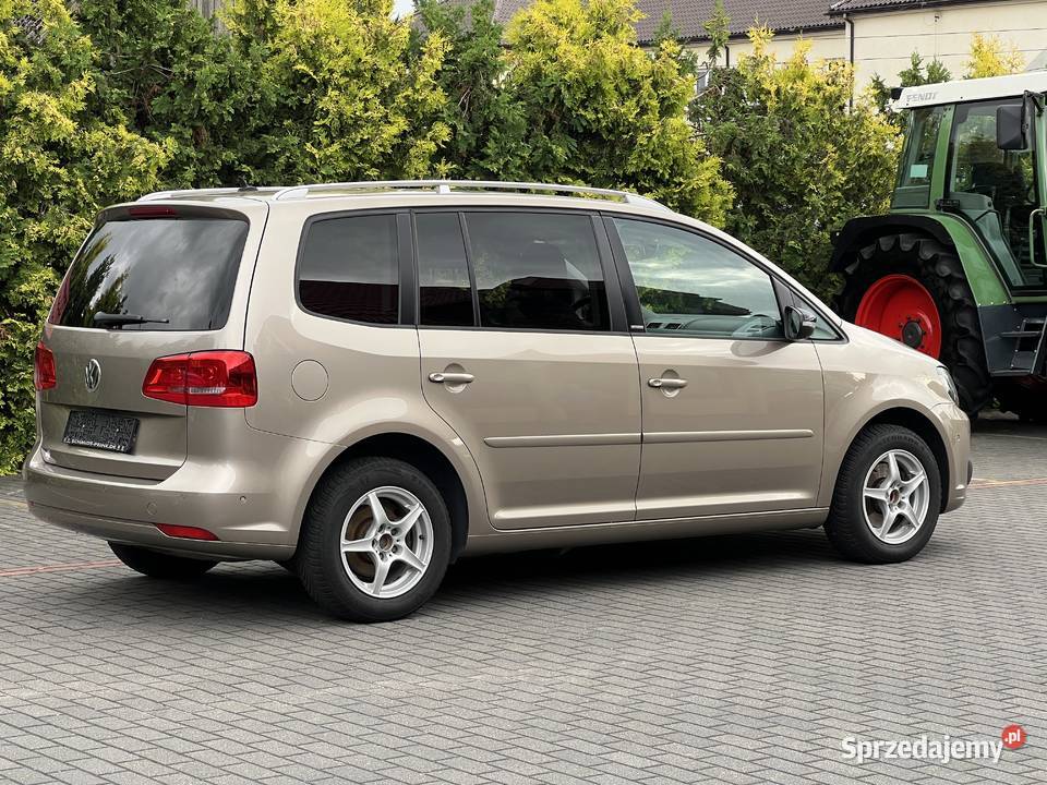 VW Touran 14 TSI 140 2012 r 7 osób wersja Style nieuszkodzony podlaskie Kolno