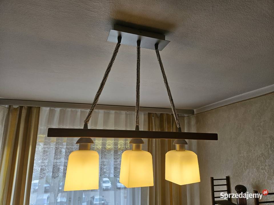Nowoczesny żyrandol na 3 żarówki Łódź