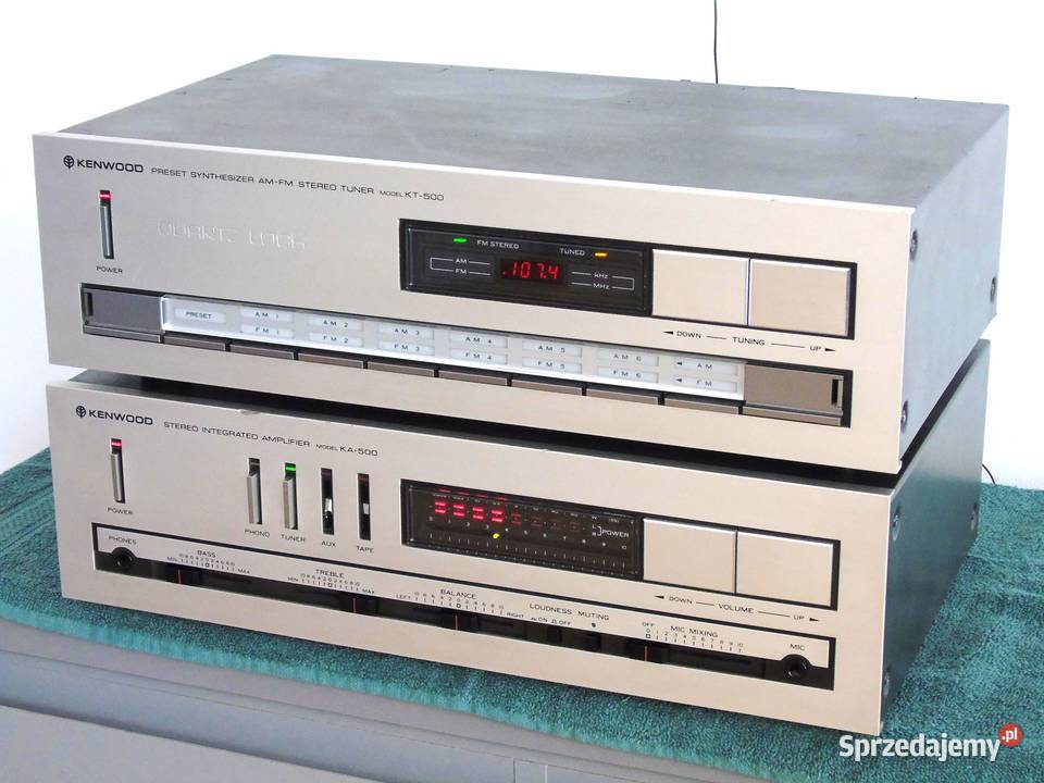 Wzmacniacz i Tuner Kenwood KA500 i KT500 świetne Jasło