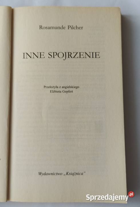 INNE SPOJRZENIE Rosamunde Pilcher miękka Proza i poezja Hajnówka