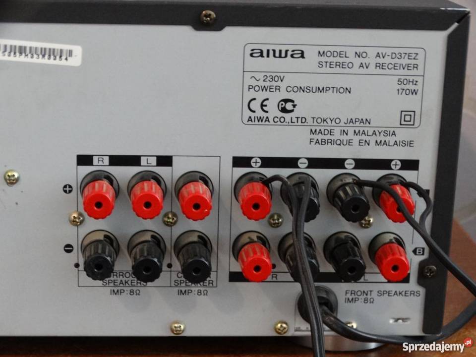 Amplituner Aiwa D37 pilot korektor podkarpackie