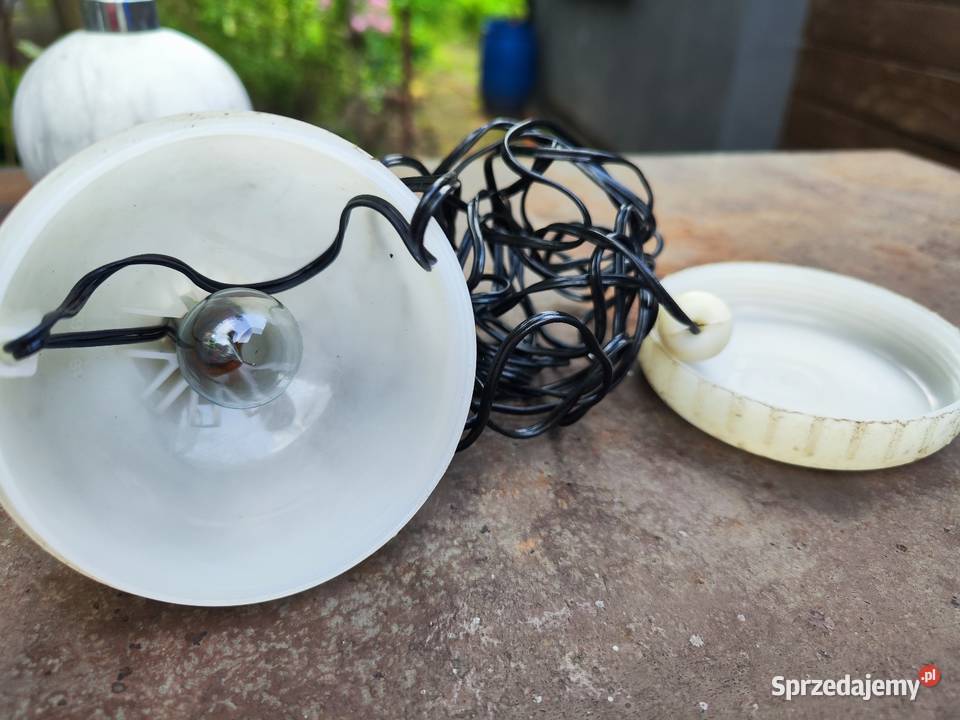 Stara lampa wisząca z dawnych lamp łódzkie Łódź sprzedam
