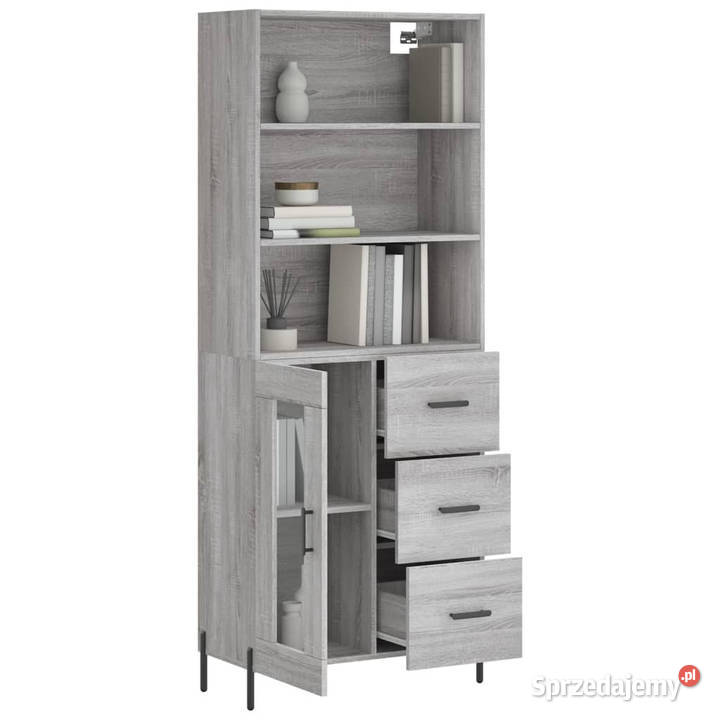 Witrynka szary dąb sonoma 695x34x180 materiał Warszawa