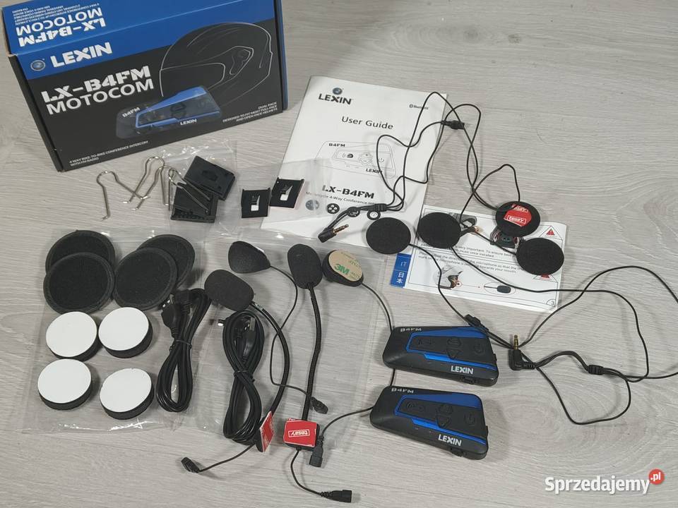 2x Interkom motocyklowy Lexin LXB4FM interkom na Żyrardów