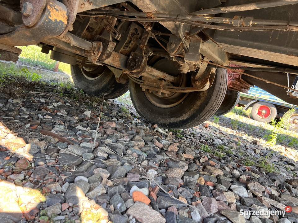 Przyczepa rolnicza tandem wywtrot 3 stronny Przyczepy rolnicze