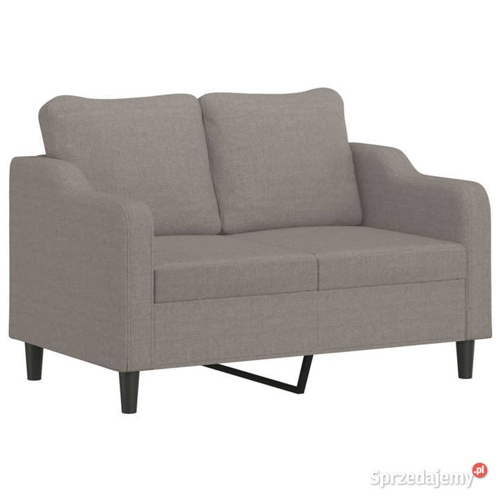2osobowa sofa z poduszkami kolor taupe 120 Warszawa