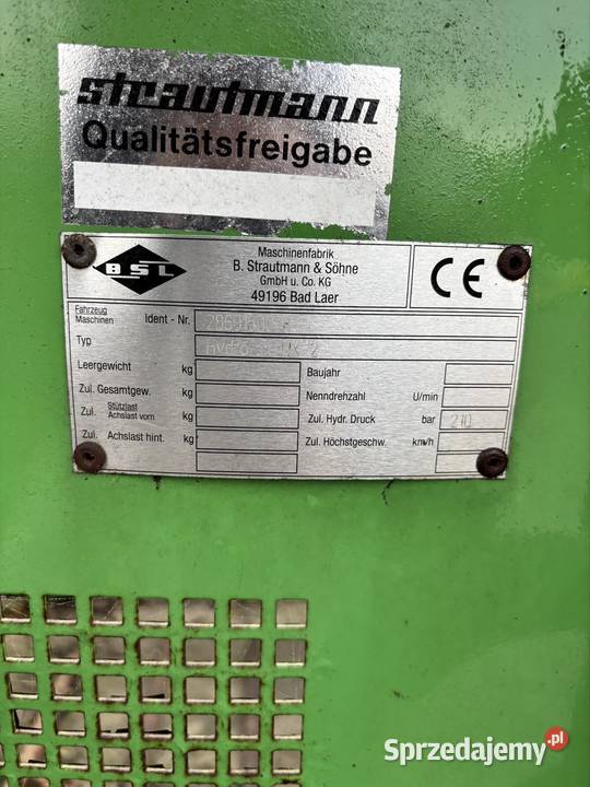 Wycinak do pryzm Strautmann HX 150 niski Myszyniec sprzedam