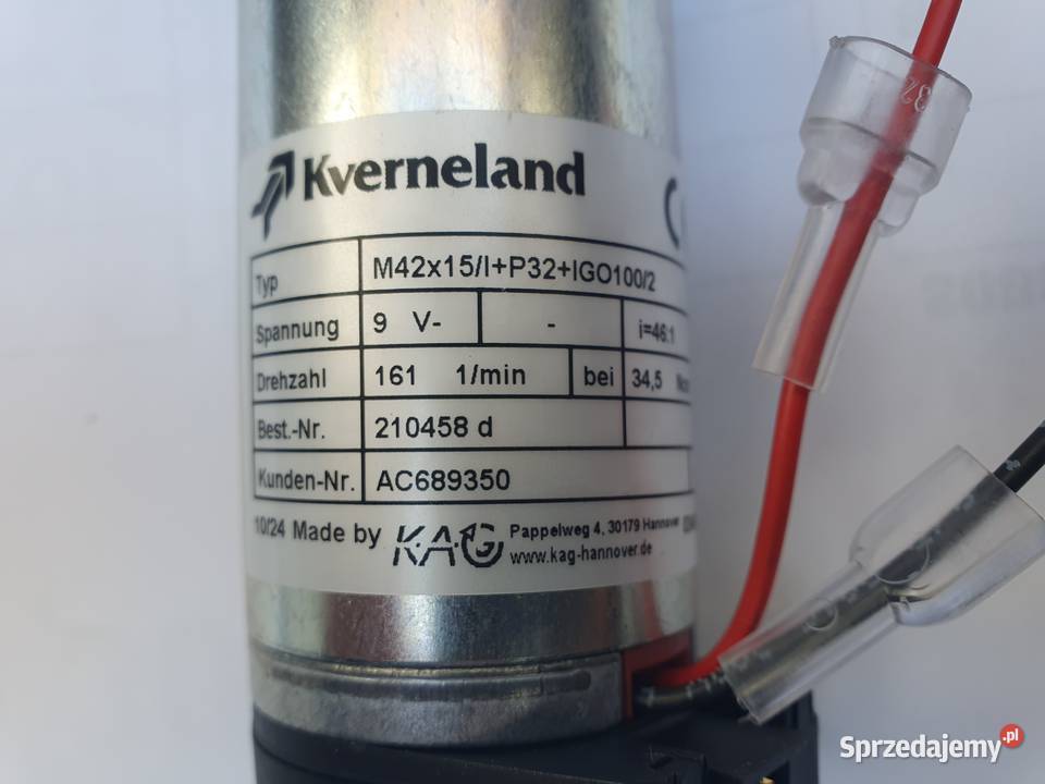 Silnik elektryczny Siewnik Kverneland Accord Pozostałe