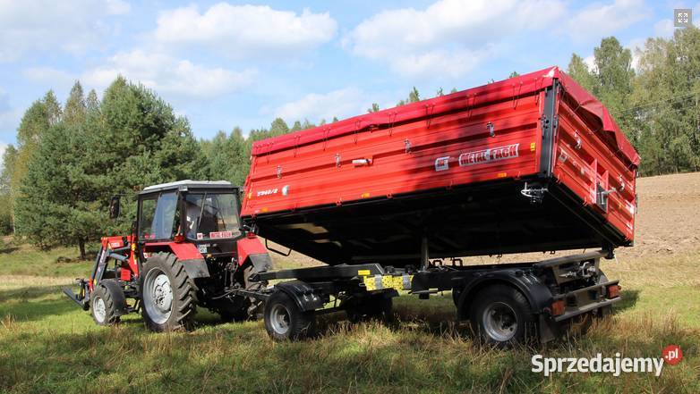 Przyczepa rolnicza Metal Fach T9402 dwuosiowa Jędrzejów