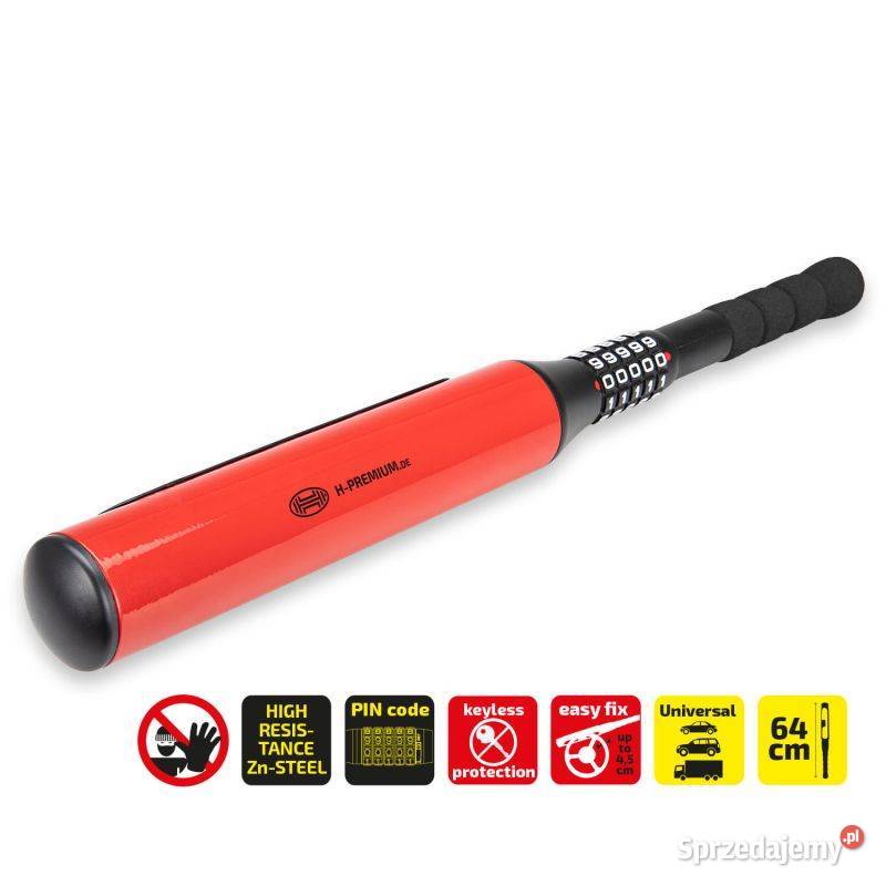 Blokada kierownicy z zamkiem szyfrowym WheelClub Blokady i alarmy Poznań