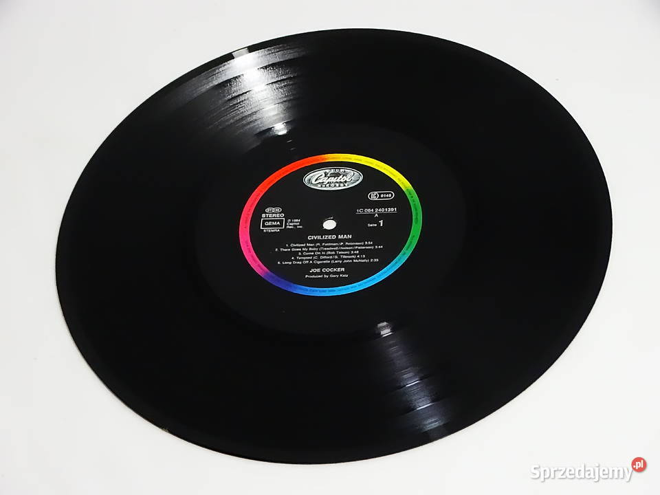 Civilized Man Joe Cocker LP winyl 12 Capitol Płyty i kasety Biłgoraj sprzedam