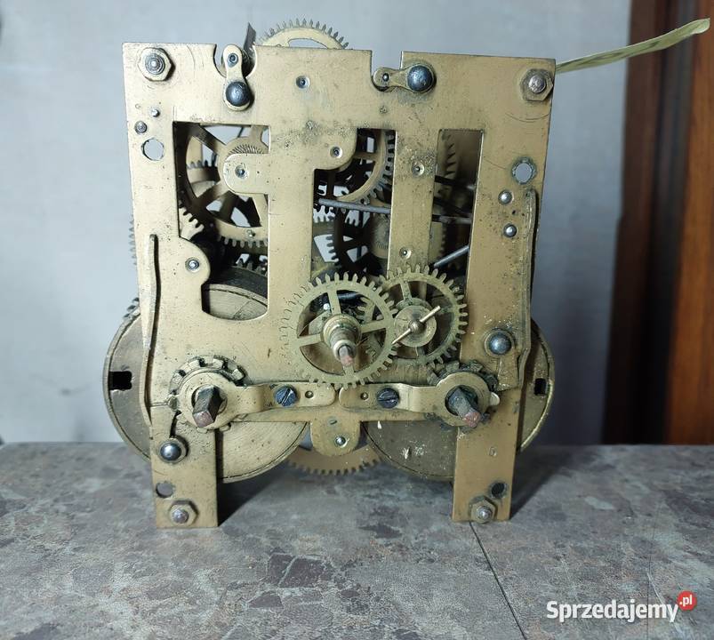 693 Mechanizm starego zegara ściennego FMS 55006 Tczew