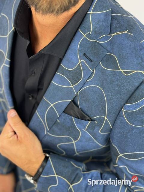 GIOVANNI PERA Marynarka męska D632 granatowa Rozmiar XL Ostrów Wielkopolski sprzedam