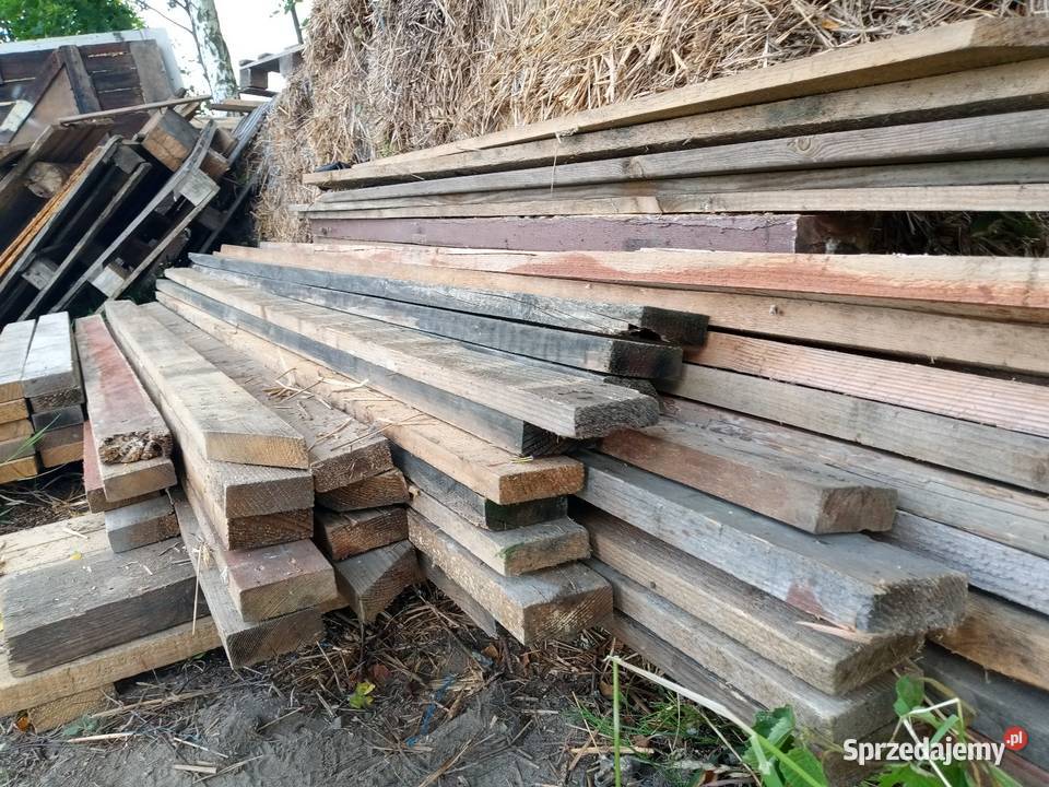 Deski sztachety drewniane 115 3m brama garażowa Sztachety świętokrzyskie Górno