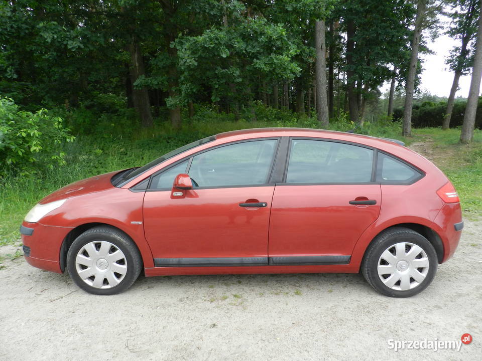 Citroen C4 16i 5 drzwi klimatyzacja bordowy C4 Olsztyn