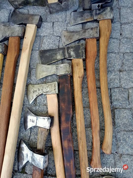 Stare siekiery i toporki Ręczne