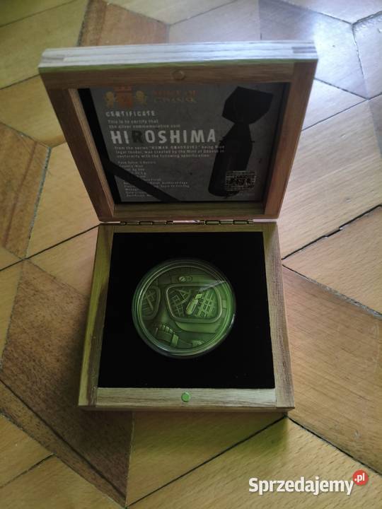 Srebrna moneta 2oz Hiroszima Słopnice
