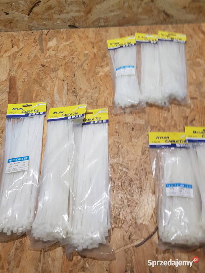 Opaski zaciskowe Standard 300250200 mm Białe Głogowa