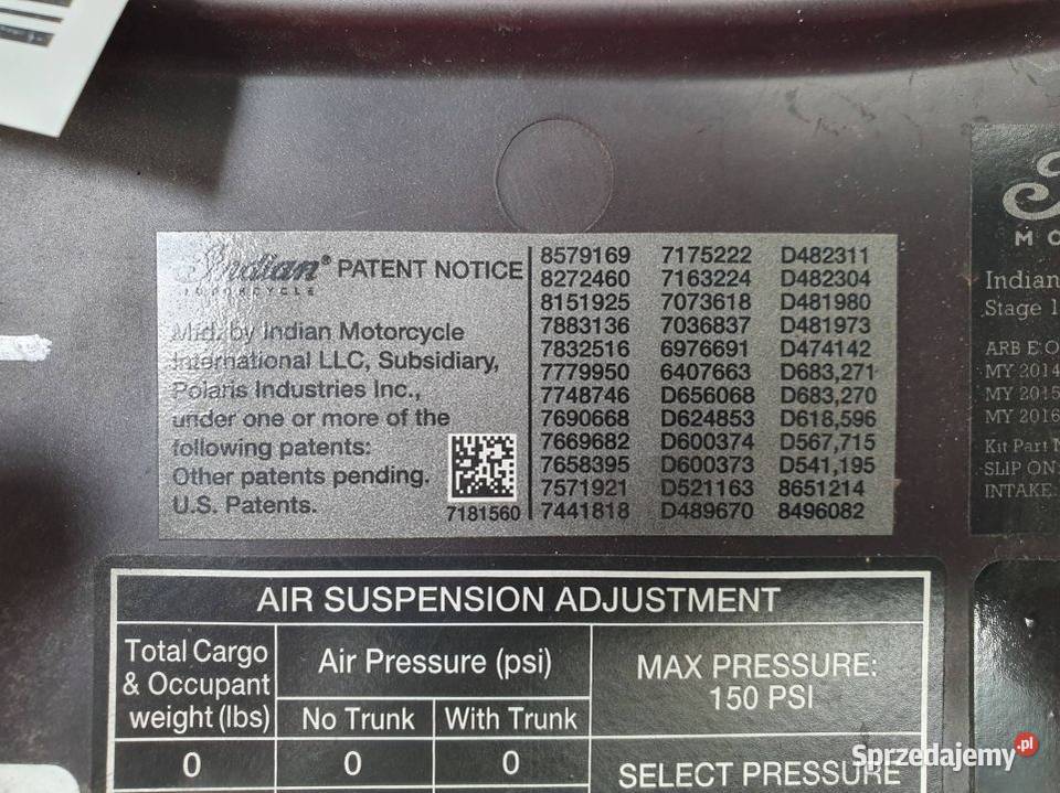 OSŁONA LEWA INDIAN CHIEFTAIN 5450242 Lipno