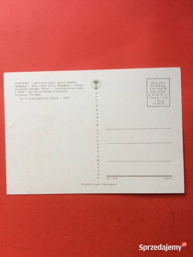 2703 Widokówka Chodzież Szczecin