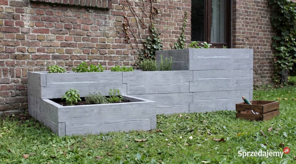 Grządka betonowa 9017550 modułowy warzywnik dolnośląskie Wrocław