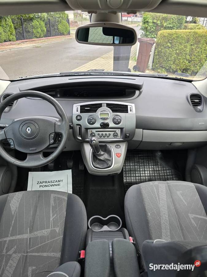 Renault Scenic 16benzyna 115 2005r autoalarm Szopinek