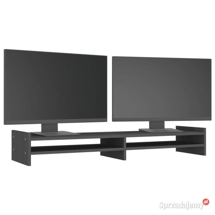 Podstawka na monitor szara 100x27x15 lite drewno Pozostałe
