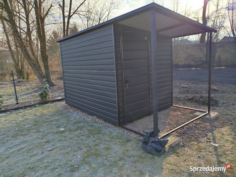 Tani Mały Garaż Blaszany Wiata Zadaszenie Katowice