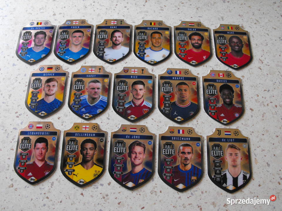 MATCH ATTAX topps komplet PRO ELITE Champions Pozostałe śląskie Mykanów