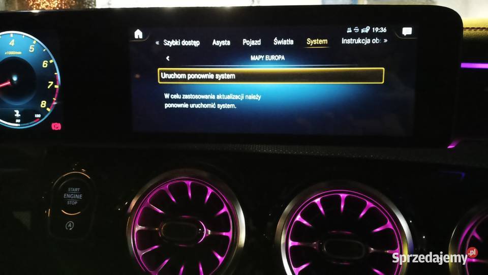 Mapa Mercedes A B CLA GLE GLS E GLA GLB GLC EQC sprzedam