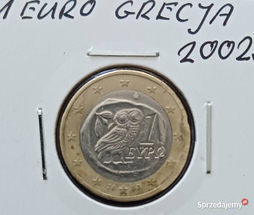 1 Euro Grecja 2002 r