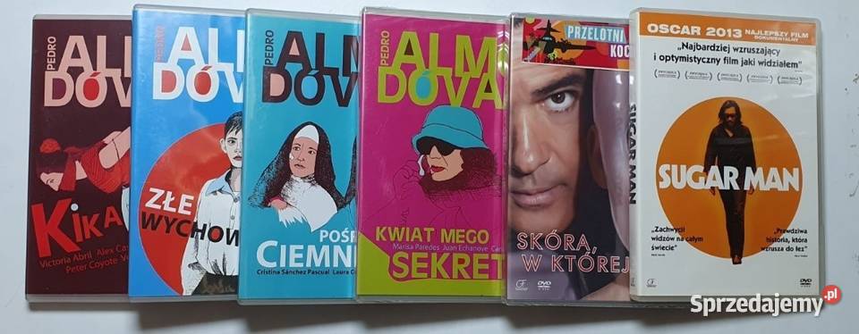 Zestaw DVD P Almodovar Kika Złe wychowanie Skóra pełne Grójec