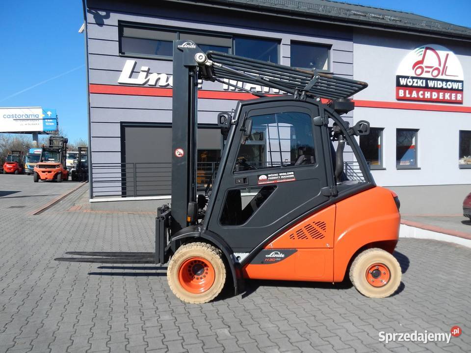 Wózek widłowy Linde H30D02 Triplex przesuw Mogilany