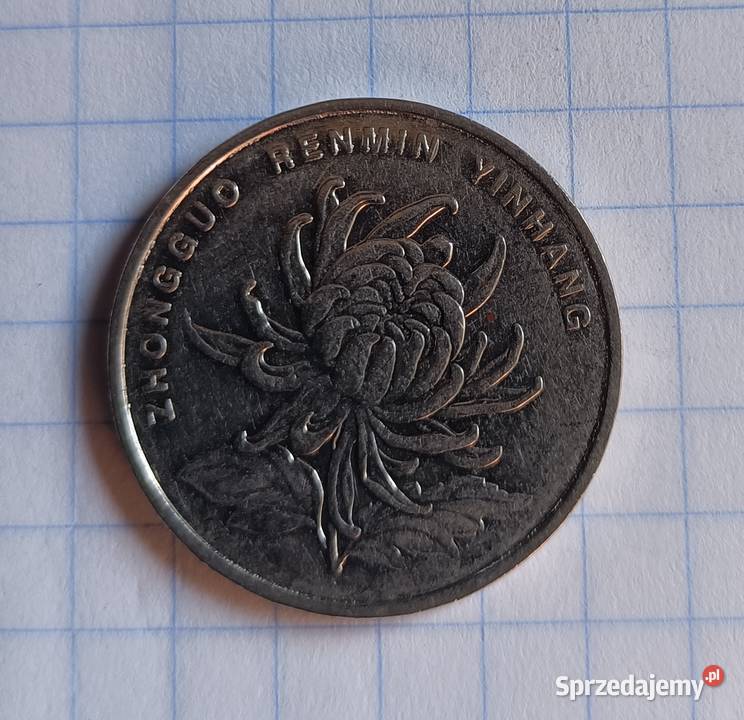 1 YUAN YI YUAN 2001 CHINY REPUBLIKA LUDOWA Piszczac