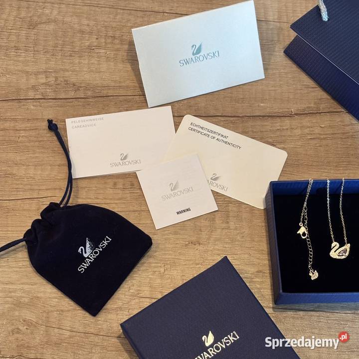 Swarovski Zloty Naszyjnik Kraków